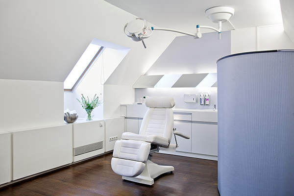 Behandlungszimmer Botox und Hyaluronsäure